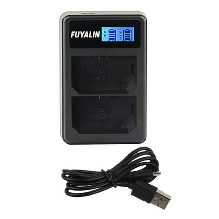 Dual USB Chger Fast ly Chging for NP- Battery -9