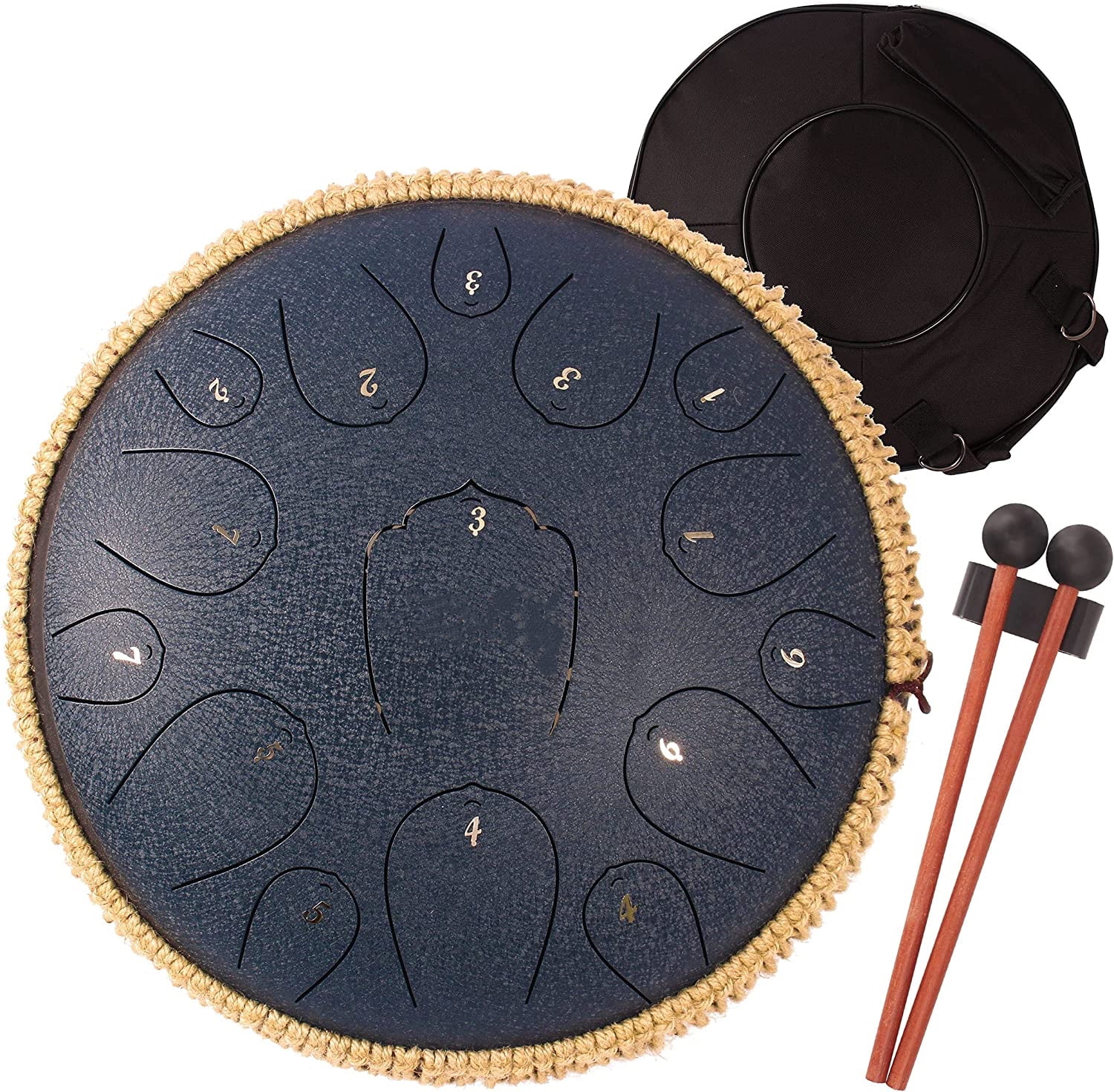 Lomuty Steel Tongue Drum D Major Notes Percussion Instrument