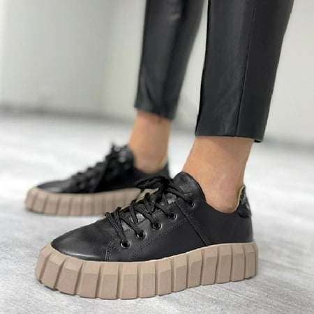 Aayomet Shoes Women Sandals Heels Platform Casual Color Women s Leather Fashion Solid Lace Up Women s casual shoes Black 6.5
Aayomet Shoes Women Sandals Heels Platform Casual Color Women s Leather Fashion Solid Lace Up Women s casual shoes Black 6.5