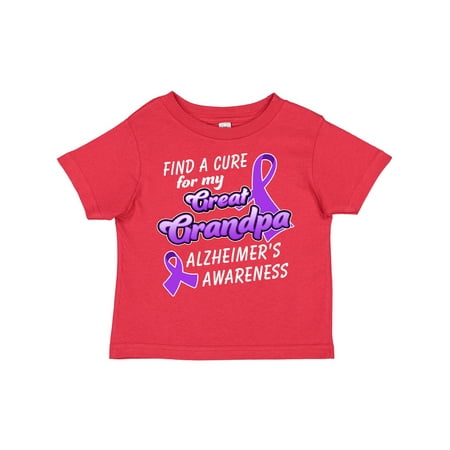 Inktastic Alzheimer s Awareness Find a Cure for My Great Grandpa Gift Toddler Boy or Toddler Girl T-Shirt
Inktastic Alzheimer s Awareness Find a Cure for My Great Grandpa Gift Toddler Boy or Toddler Girl T-Shirt