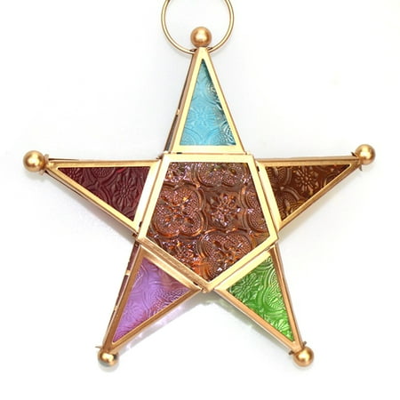 Indoor/Outdoor Colorful Glass Star Shape Tealight Holder Moroccan Style Light Holder
Indoor/Outdoor Colorful Glass Star Shape Tealight Holder Moroccan Style Light Holder