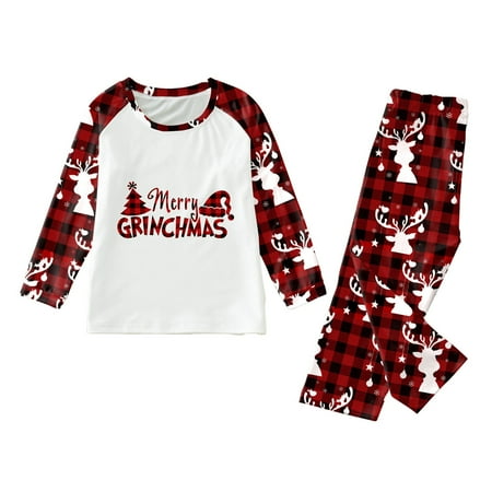 NECHOLOGY Pajamas Family Set Matching Christmas for 3 Christmas Parent Child Christmas Jumpsuits Pajamas for Family Suit Red 5Y
NECHOLOGY Pajamas Family Set Matching Christmas for 3 Christmas Parent Child Christmas Jumpsuits Pajamas for Family Suit Red 5Y