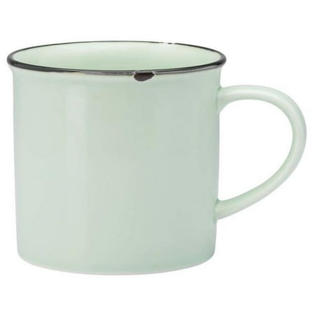 Oneida L2104009560 14 oz Tin Green Porcelain Mug