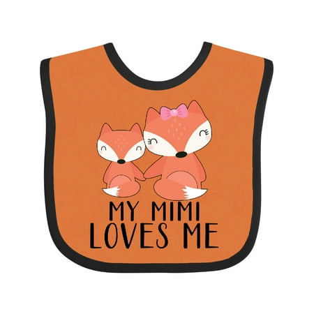 Inktastic My Mimi Loves Me Gift Baby Boy or Baby Girl Bib