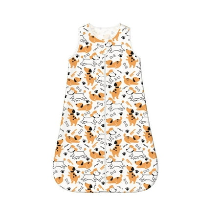 Fotbe Cute Dog Pattern Sleep Sack - Baby Wearable Blanket with Zipper Extra Soft Cotton Sleeveless Sleeping Bag for Infants-X-Large
Fotbe Cute Dog Pattern Sleep Sack - Baby Wearable Blanket with Zipper Extra Soft Cotton Sleeveless Sleeping Bag for Infants-X-Large