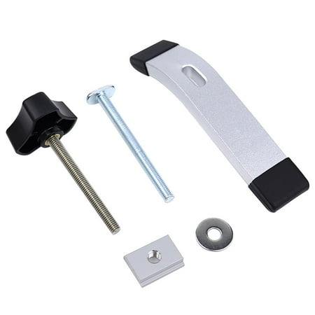 T Track Hold Down Clamp ABS Aluminum Alloy Sliding Block M8 Screw Handle Press Board Fix Clamp for Woodworking Carpentry Process
T Track Hold Down Clamp ABS Aluminum Alloy Sliding Block M8 Screw Handle Press Board Fix Clamp for Woodworking Carpentry Process