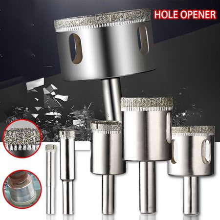 Glass Hole Opener Ceramic Glass Emery Reaming Hardware Tool Drill Bit Set Suitable for Diamond Coating Marble Etc
Glass Hole Opener Ceramic Glass Emery Reaming Hardware Tool Drill Bit Set Suitable for Diamond Coating Marble Etc