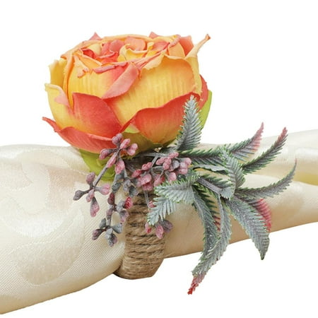 Fovolat Rose Napkin Rings 4pcs Flower Napkin Rings Buckle Fake Rose Serviette Rings Holder Serviette Buckles for Home Dinner Table Decor heathly
Fovolat Rose Napkin Rings 4pcs Flower Napkin Rings Buckle Fake Rose Serviette Rings Holder Serviette Buckles for Home Dinner Table Decor heathly