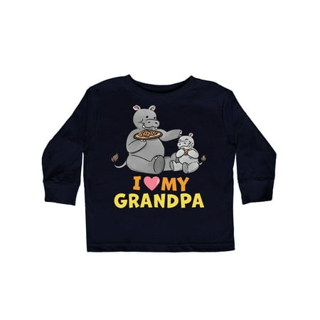 Inktastic I Love My Grandpa Hippos Gift Toddler Boy or Toddler Girl Long Sleeve T-Shirt
Inktastic I Love My Grandpa Hippos Gift Toddler Boy or Toddler Girl Long Sleeve T-Shirt