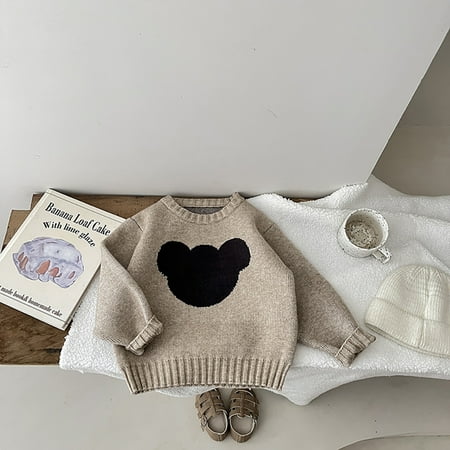 Boys’ sweater Autumn and winter Newborn clothes Boys and girls’ cute bear knitting sweater coat
Boys’ sweater Autumn and winter Newborn clothes Boys and girls’ cute bear knitting sweater coat