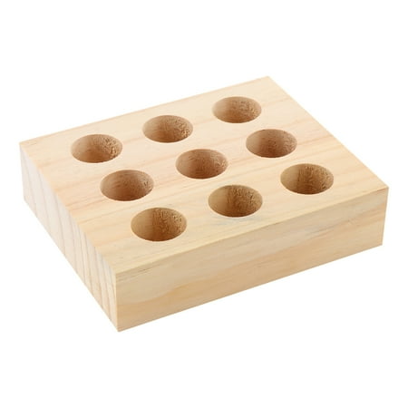 Hardwood Insect Pinning Block Contains 9 Holes with Same Heights for Pin