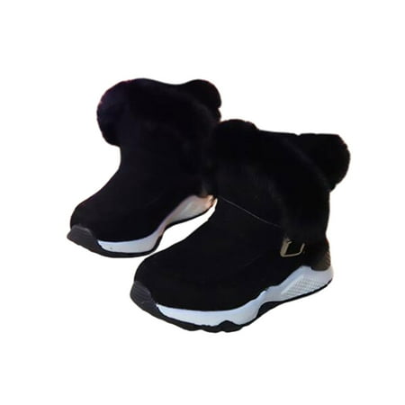 NICEXMAS Girls Thicken Fashion Snow Boot Cotton Plush Outdoor Snow Boot Keep Warm Girls Boot Cold Winter Flat Shoes (Black 32 Code)
NICEXMAS Girls Thicken Fashion Snow Boot Cotton Plush Outdoor Snow Boot Keep Warm Girls Boot Cold Winter Flat Shoes (Black 32 Code)
