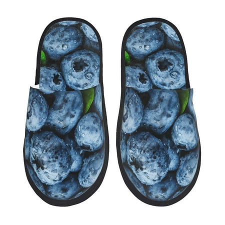 Honeii Fresh Blueberries Print Furry Slippers Bedroom Slippers for Women and Men Fuzzy Plush Comfy Faux Fur Lined Slide Shoes -Medium
Honeii Fresh Blueberries Print Furry Slippers Bedroom Slippers for Women and Men Fuzzy Plush Comfy Faux Fur Lined Slide Shoes -Medium
