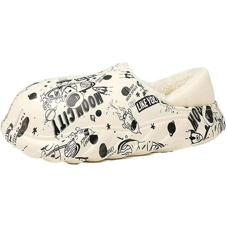 CoCopeaunt Fashion Printed Graffiti Shoes for Women Men Cute Cloud Fluffy Faux Fur Lining Soft Cozy Wrap Hell Slippers Indoor Outdoor
CoCopeaunt Fashion Printed Graffiti Shoes for Women Men Cute Cloud Fluffy Faux Fur Lining Soft Cozy Wrap Hell Slippers Indoor Outdoor