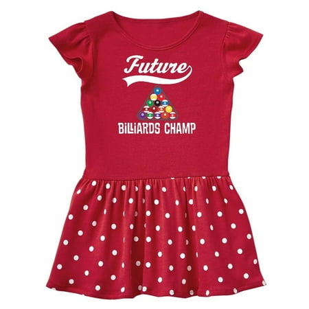 Inktastic Future Billiards Champ Gift Baby Girl Dress