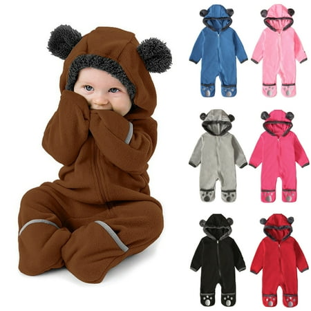URMAGIC Infant Baby Girls Boys Footed Jumpsuit Cartoon Ears Hoodie Romper Zip Clothes Cute Jumpsuit Winter Warm Clothes 0-24 Months
URMAGIC Infant Baby Girls Boys Footed Jumpsuit Cartoon Ears Hoodie Romper Zip Clothes Cute Jumpsuit Winter Warm Clothes 0-24 Months