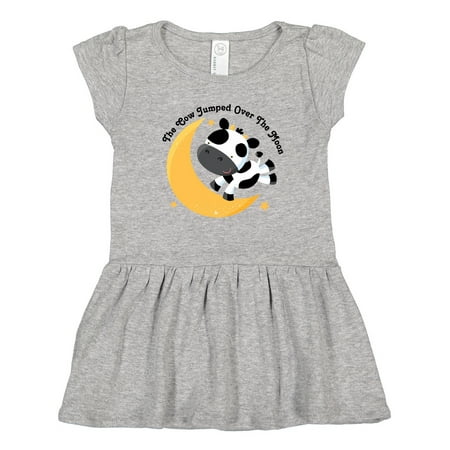 Inktastic Cow Jumped over the Moon Gift Toddler Girl Dress