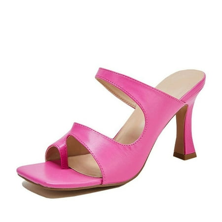 Zanvin Womens Sandals Clearance Summer Women s Sandals With Thin Medium Heels Women s Clip Toe High Heels Square Head Shoes Pink 36
Zanvin Womens Sandals Clearance Summer Women s Sandals With Thin Medium Heels Women s Clip Toe High Heels Square Head Shoes Pink 36