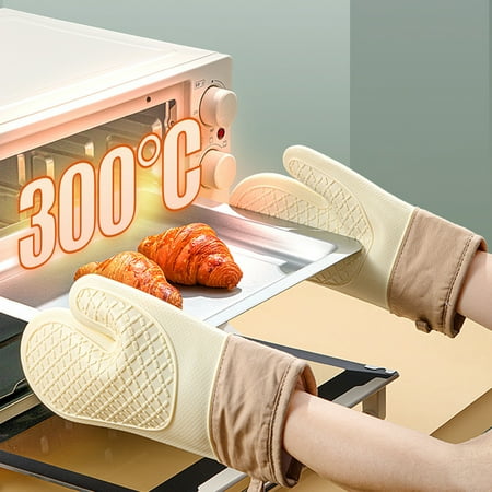 Xinhuadsh 1Pc/2Pcs Silicone Gloves Thick Oven Insulation Heat Resistant Anti-Scalding Quilted Design Anti-scald Gloves
Xinhuadsh 1Pc/2Pcs Silicone Gloves Thick Oven Insulation Heat Resistant Anti-Scalding Quilted Design Anti-scald Gloves