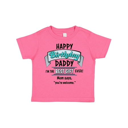 Inktastic Happy Birthday Daddy- Best Gift Ever in Blue Gift Toddler Boy or Toddler Girl T-Shirt
Inktastic Happy Birthday Daddy- Best Gift Ever in Blue Gift Toddler Boy or Toddler Girl T-Shirt