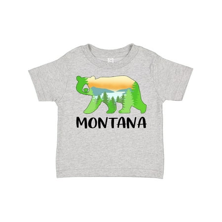 Inktastic Montana Lake and Trees in Bear Silhouette Gift Toddler Boy or Toddler Girl T-Shirt 
Inktastic Montana Lake and Trees in Bear Silhouette Gift Toddler Boy or Toddler Girl T-Shirt
