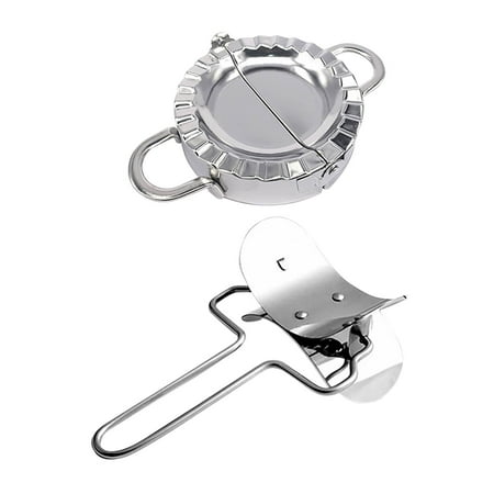 KKCXFJX Dumpling Mold + Wire Handle Roller Stainless Steel Dumpling Mold Set 2-piece Set
KKCXFJX Dumpling Mold + Wire Handle Roller Stainless Steel Dumpling Mold Set 2-piece Set