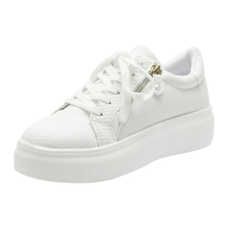 Ykohkofe Women Ladies Heightening Casual Sports Shoes Sneakers Little White Shoes White 8
Ykohkofe Women Ladies Heightening Casual Sports Shoes Sneakers Little White Shoes White 8