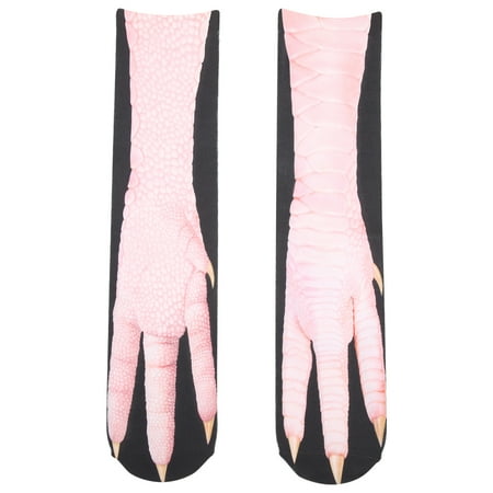 1 pair of Chicken Claw Pattern Socks Men Women Decorative Socks Personality Socks