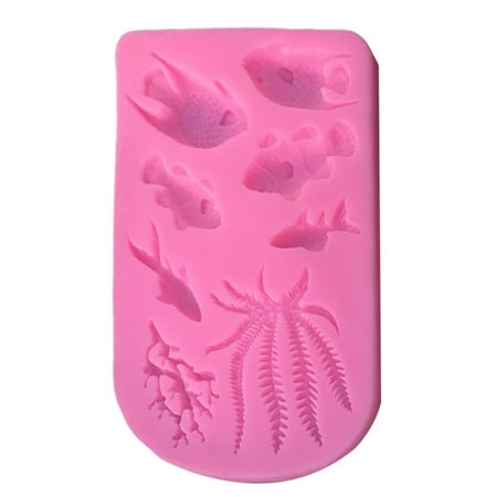 Liveday 3D Silicone Candy Mold Fish Seaweeds Baking Cake Chocolate Mould Heat Resistance DIY Tool Cake Decorating Tools Pink
Liveday 3D Silicone Candy Mold Fish Seaweeds Baking Cake Chocolate Mould Heat Resistance DIY Tool Cake Decorating Tools Pink