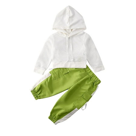 Toddler Kids Baby Girls Hooded Tops Fishnet Hoodies Long Pants Outfits Set Children Tracksuit Summer Spring 2pcs Outfits
Toddler Kids Baby Girls Hooded Tops Fishnet Hoodies Long Pants Outfits Set Children Tracksuit Summer Spring 2pcs Outfits