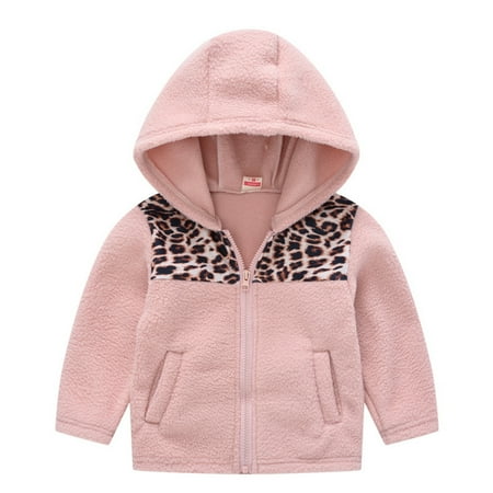 Konbeca Kids Hooded Jacket Toddler Polar Fleece Jacket Baby Hooded Thick Outerwear Boys Girls Leopard-print Zipper Fleece Jacket Fall Winter Hoodie Sweatshirt Pink 5-6 Years
Konbeca Kids Hooded Jacket Toddler Polar Fleece Jacket Baby Hooded Thick Outerwear Boys Girls Leopard-print Zipper Fleece Jacket Fall Winter Hoodie Sweatshirt Pink 5-6 Years
