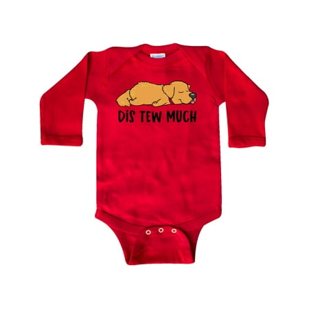 Inktastic Napping Dis Tew Much Long-haired Retriever Gift Baby Boy or Baby Girl Long Sleeve Bodysuit 
Inktastic Napping Dis Tew Much Long-haired Retriever Gift Baby Boy or Baby Girl Long Sleeve Bodysuit