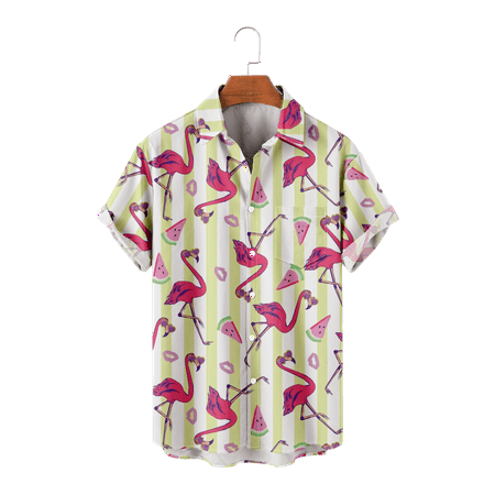 MLFU Family Matching Hawaiian Flamingo Shirts Button Down Novelty Fashion Tops with Pocket Polo Shirts For Men Youth
MLFU Family Matching Hawaiian Flamingo Shirts Button Down Novelty Fashion Tops with Pocket Polo Shirts For Men Youth
