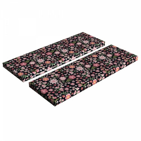 Floral Bench Cushion Set of 2 Slavic Floral Motifs Typical Eastern European Folk Look Standard Size Foam Pad and Decorative Cover Pale Pink Khaki by Ambesonne
Floral Bench Cushion Set of 2 Slavic Floral Motifs Typical Eastern European Folk Look Standard Size Foam Pad and Decorative Cover Pale Pink Khaki by Ambesonne