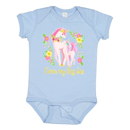 Inktastic I Love My Big Sis Unicorn with Pink and Yellow Flowers Gift Baby Boy or Baby Girl Bodysuit
Inktastic I Love My Big Sis Unicorn with Pink and Yellow Flowers Gift Baby Boy or Baby Girl Bodysuit