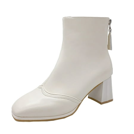 fvwitlyh Ankle Boots for Women Boots Womens Heeled Fashion Women Solid Color Autumn Thick Sole Square Heels Zipper Short Booties Womens Wide Boots
fvwitlyh Ankle Boots for Women Boots Womens Heeled Fashion Women Solid Color Autumn Thick Sole Square Heels Zipper Short Booties Womens Wide Boots