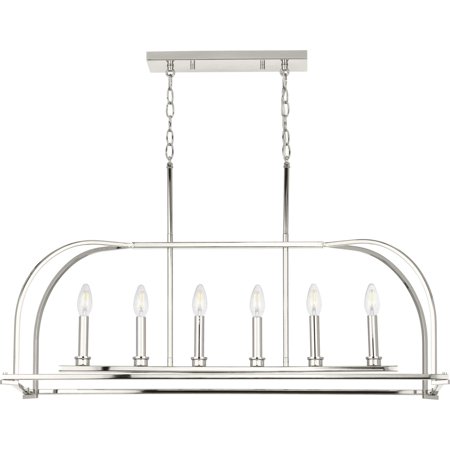 Seneca Collection Six-Light Linear Chandelier