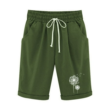YanHoo Summer Linen Shorts for Women High Waist Drawstring Knee Length Pants Casual Print Shorts
YanHoo Summer Linen Shorts for Women High Waist Drawstring Knee Length Pants Casual Print Shorts