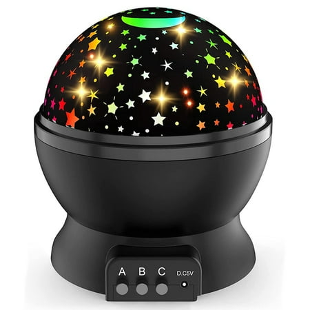 Children s Night Light Projector: Rotating Moon Star Night Light Bedroom Party and Birthday Gifts (Black)
Children s Night Light Projector: Rotating Moon Star Night Light Bedroom Party and Birthday Gifts (Black)