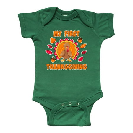 Inktastic My First Thanksgiving with Cute Turkey Gift Baby Boy or Baby Girl Bodysuit
Inktastic My First Thanksgiving with Cute Turkey Gift Baby Boy or Baby Girl Bodysuit