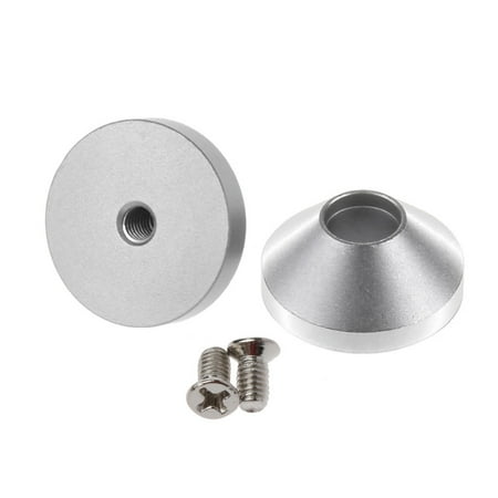2Pcs Mechanical Keyboard Feet Anodized CNC Aluminum Feet Metal for Case With Scr