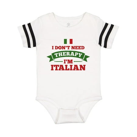 Inktastic No Therapy I m Italian Gift Baby Boy or Baby Girl Bodysuit