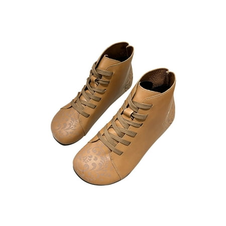 Lacyhop Women Office Comfort Booties Floral Anti-Slip Vintage Ankle Boots Yellow 7.5
Lacyhop Women Office Comfort Booties Floral Anti-Slip Vintage Ankle Boots Yellow 7.5