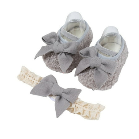 Toddler Baby Girl Casual Shoes Solid Color Coral Fleece Bowknot Non-Slip Flat Shoes with Headband Cute Girls Soft Sole Shoes
Toddler Baby Girl Casual Shoes Solid Color Coral Fleece Bowknot Non-Slip Flat Shoes with Headband Cute Girls Soft Sole Shoes