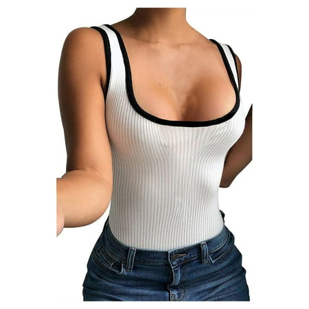 EUHDSSDE Follure Sexy Underwear Women Sleeveless Solid Rib Knit Lingerie Bodysuit Jumpsuit
EUHDSSDE Follure Sexy Underwear Women Sleeveless Solid Rib Knit Lingerie Bodysuit Jumpsuit