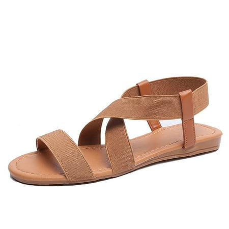 Ruziyoog Sandals Women Summer Ladies Sandals Casual Footwear Solid Color Women Casual Sandals Cushionaire Sandals Brown
Ruziyoog Sandals Women Summer Ladies Sandals Casual Footwear Solid Color Women Casual Sandals Cushionaire Sandals Brown