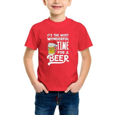 Envmenst Boys Short Sleeve T-Shirt It s The Most Wonderful Time for A Beer Christmas Santa Hat Graphic Kids Girls Tees Unisex
Envmenst Boys Short Sleeve T-Shirt It s The Most Wonderful Time for A Beer Christmas Santa Hat Graphic Kids Girls Tees Unisex