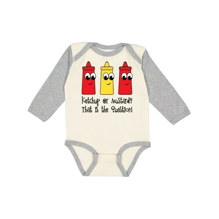 Inktastic Funny Ketchup Or Mustard Boys or Girls Long Sleeve Baby Bodysuit
Inktastic Funny Ketchup Or Mustard Boys or Girls Long Sleeve Baby Bodysuit