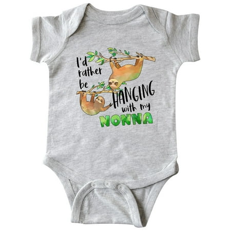 Inktastic Id Rather Be Hanging with my Nonna- Cute Sloths Gift Baby Boy or Baby Girl Bodysuit
Inktastic Id Rather Be Hanging with my Nonna- Cute Sloths Gift Baby Boy or Baby Girl Bodysuit