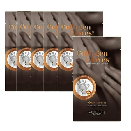 Voesh collagen gloves manicure hand mask collagen gloves -6 pairs